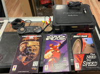 Panasonic 3DO Console Lot with Road Rash Need for Speed & Wing Commander tested