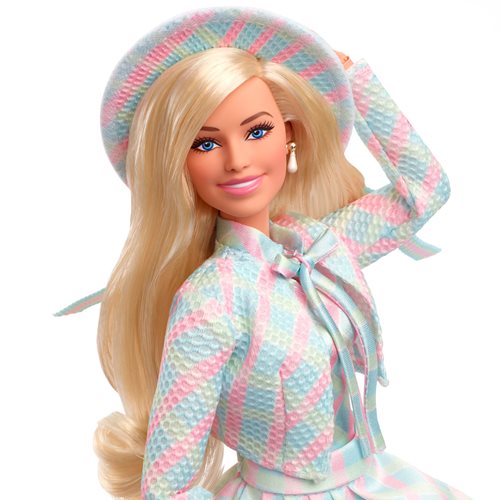 Blau karierte Barbie Black Label Barbie Film Mattel