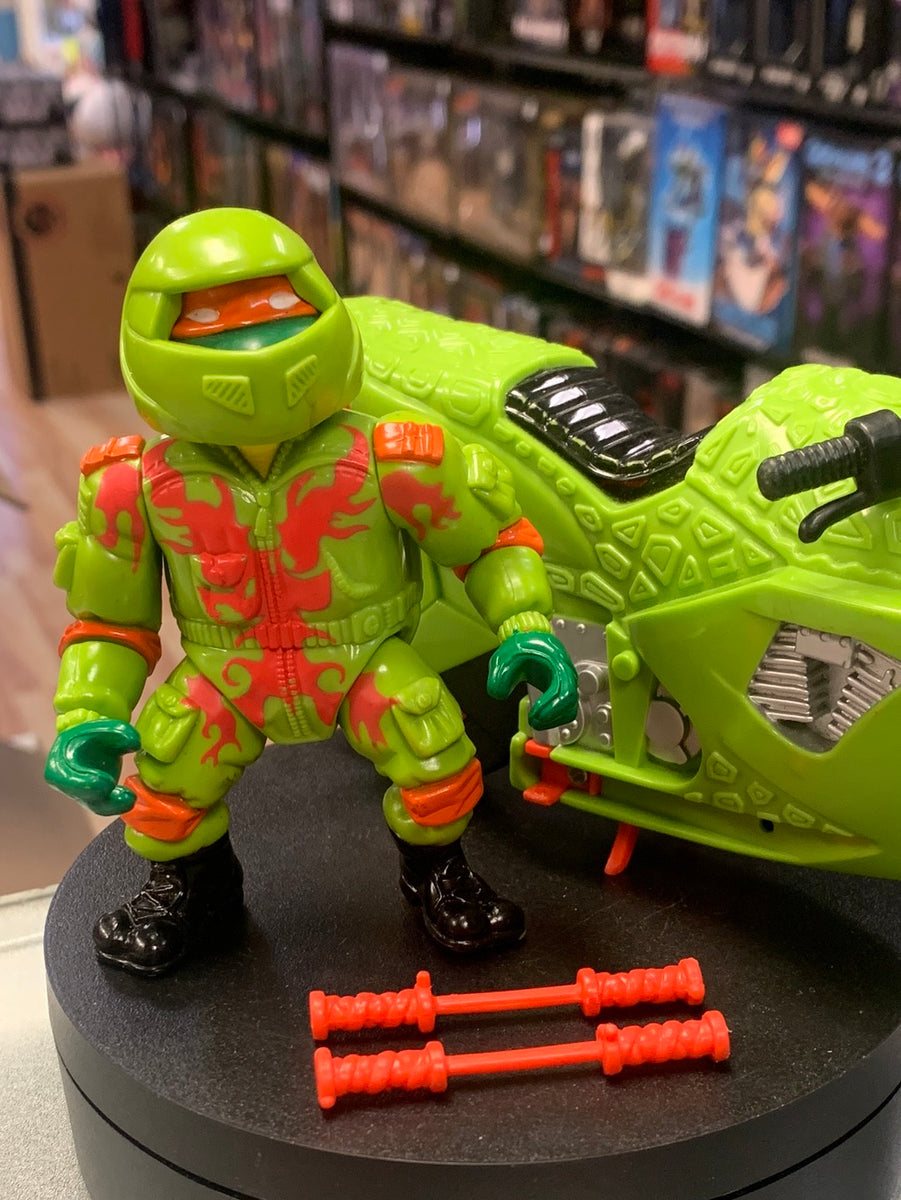 Bodacious Bike Mike with Kowabunga Bike (Vintage TMNT NInja 
