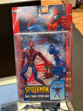 Triple Threat Spider-Man (Vintage Amazing Spider-Man, Toybiz) Sealed