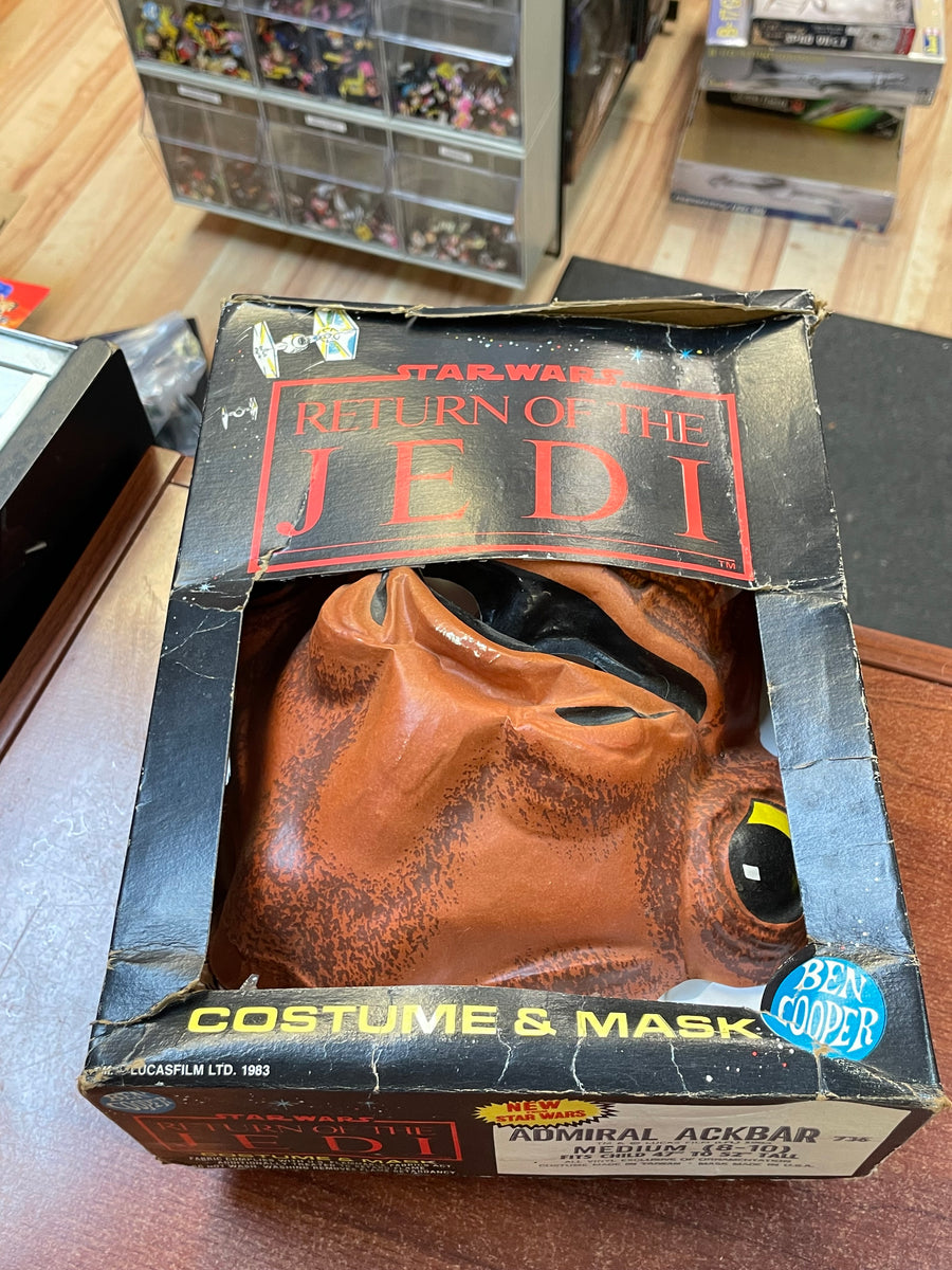 Admiral Ackbar Costume & Mask (Vintage Star Wars ROTF, Ben Cooper