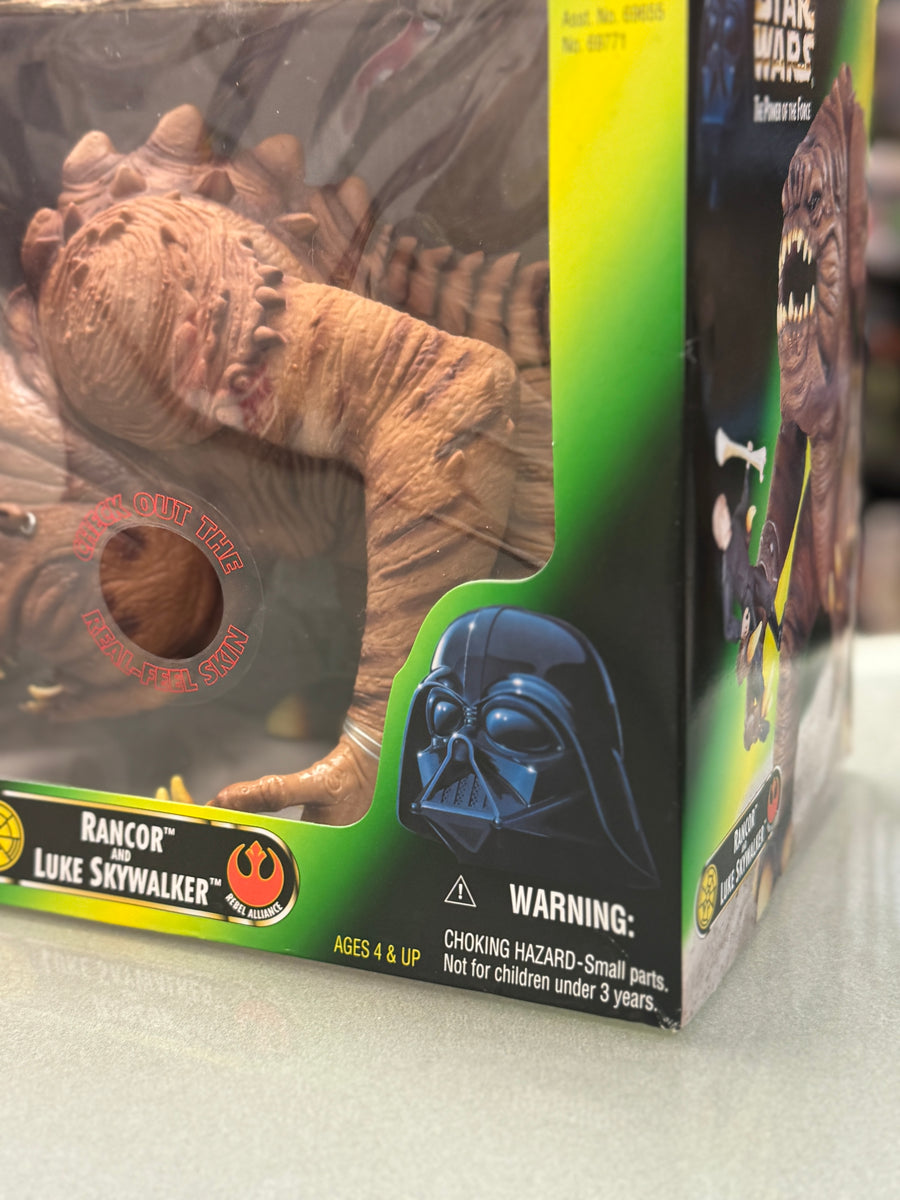 Rancor with Luke Skywalker (Vintage Star Wars POTF, Hasbro) Sealed