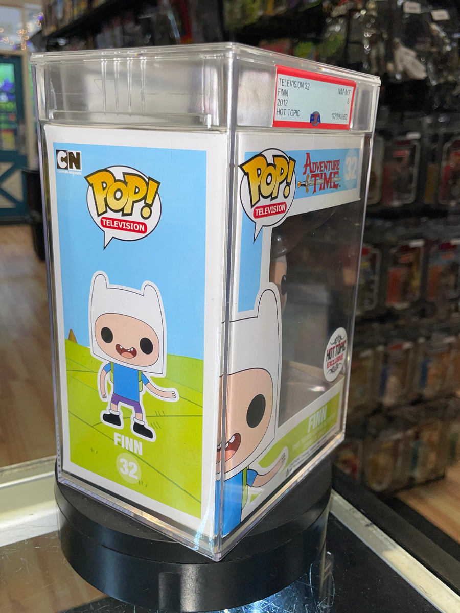 Funko POP Adventure Time hot 32 Finn with Sword in Soft Protector