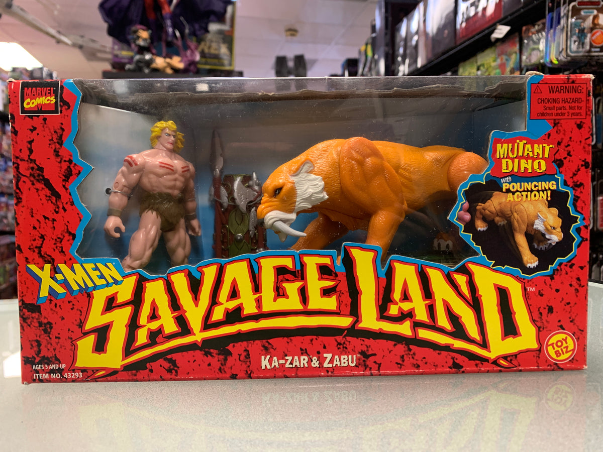 Ka-Zar & Zabu (Vintage X-Men Savage Land, Toybiz) Sealed| Bitz