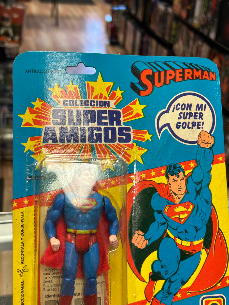 Super Amigos Superman MOC (Vintage Super Powers, Argentina Pacipa) Sealed