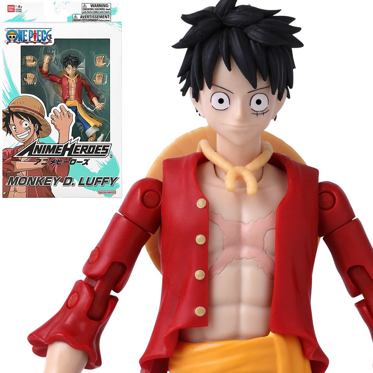  Anime Heroes – One Piece – Monkey D. Luffy Action Figure : Toys  & Games