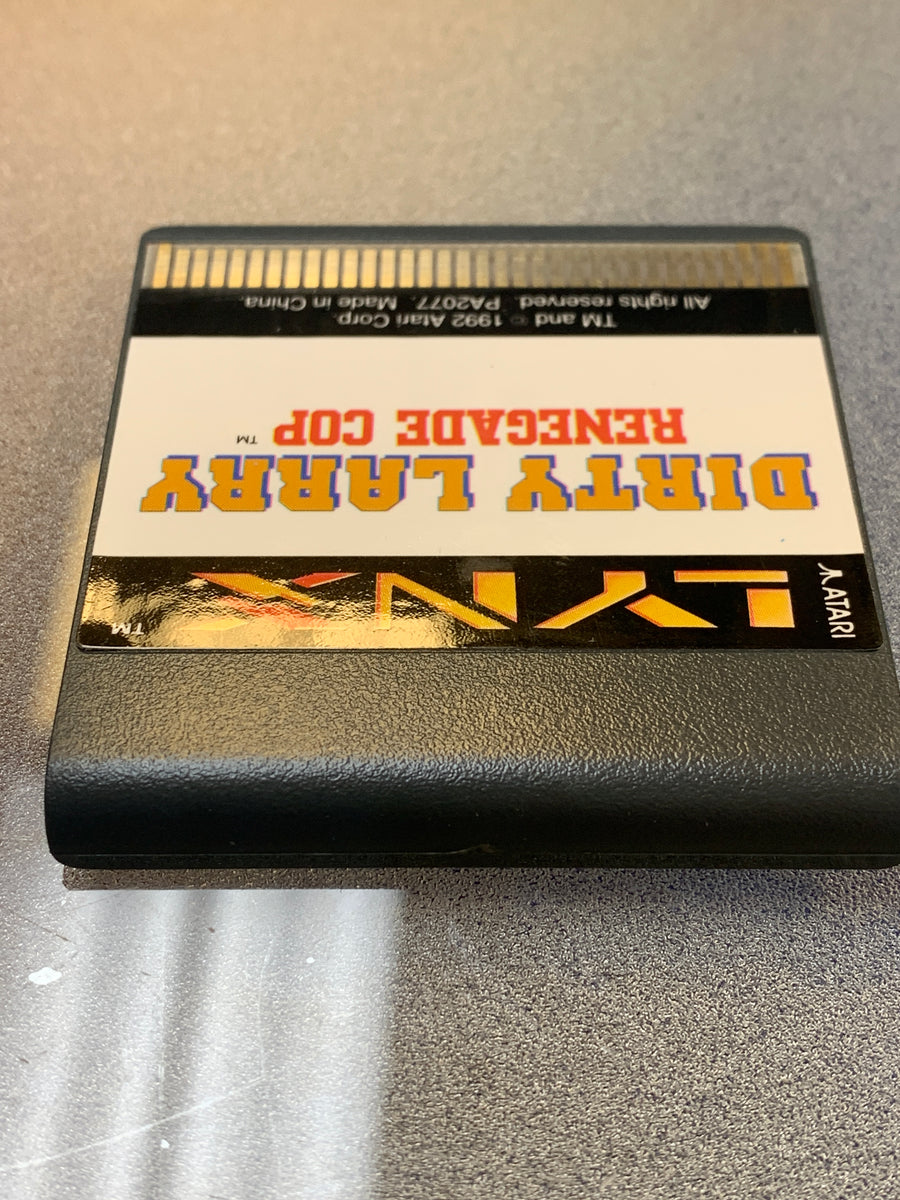 Dirty Larry Renegade Cop (Atari LYNX, Video Game) COMPLETE| Bitz