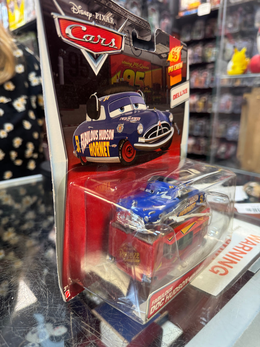 FABULOUS DOC HUDSON WITH STAND カーズ ミニカー Fabulous Doc Hudson with Stand Deluxe (Pixar Cars, Mattel) SEALED