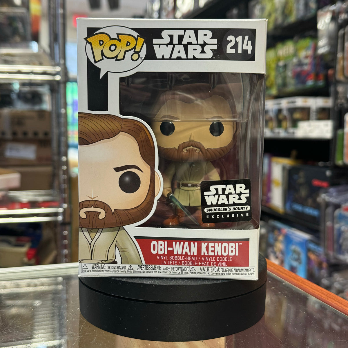 VAULTED SMUGGLERS popular BOUNTY STAR WARS YOUNG OBI-WON KENOBI FUNKO POP