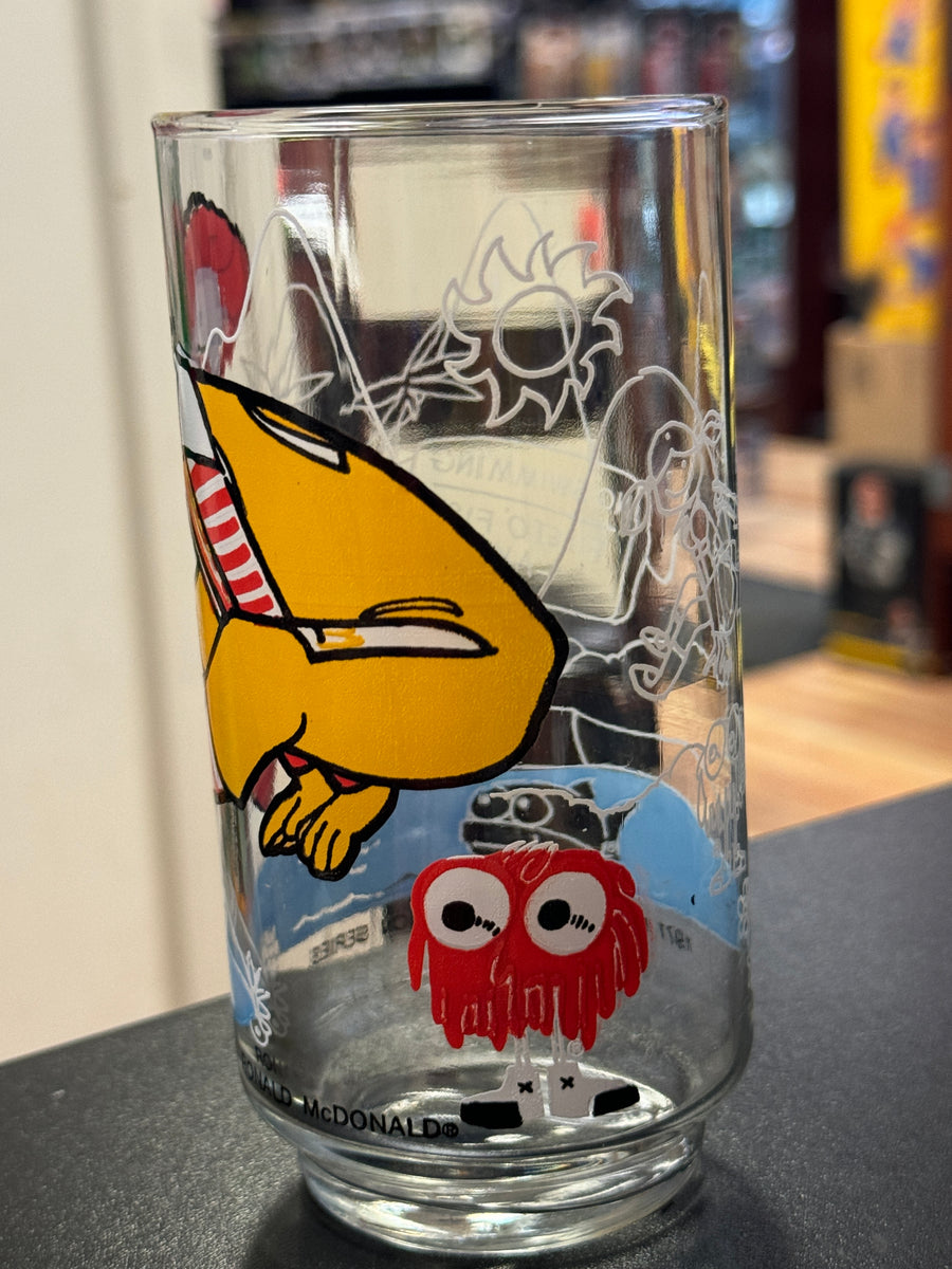 Ronald McDonald with Fry Guys (Vintage Happy Meal Glasses