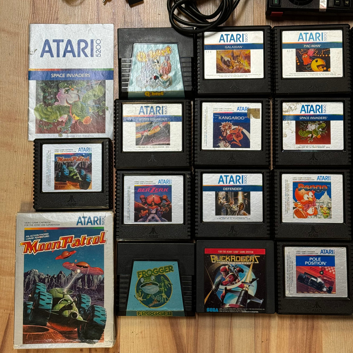 Atari 5200 AV Modded with 20 Games (Vintage Atari, Gaming System