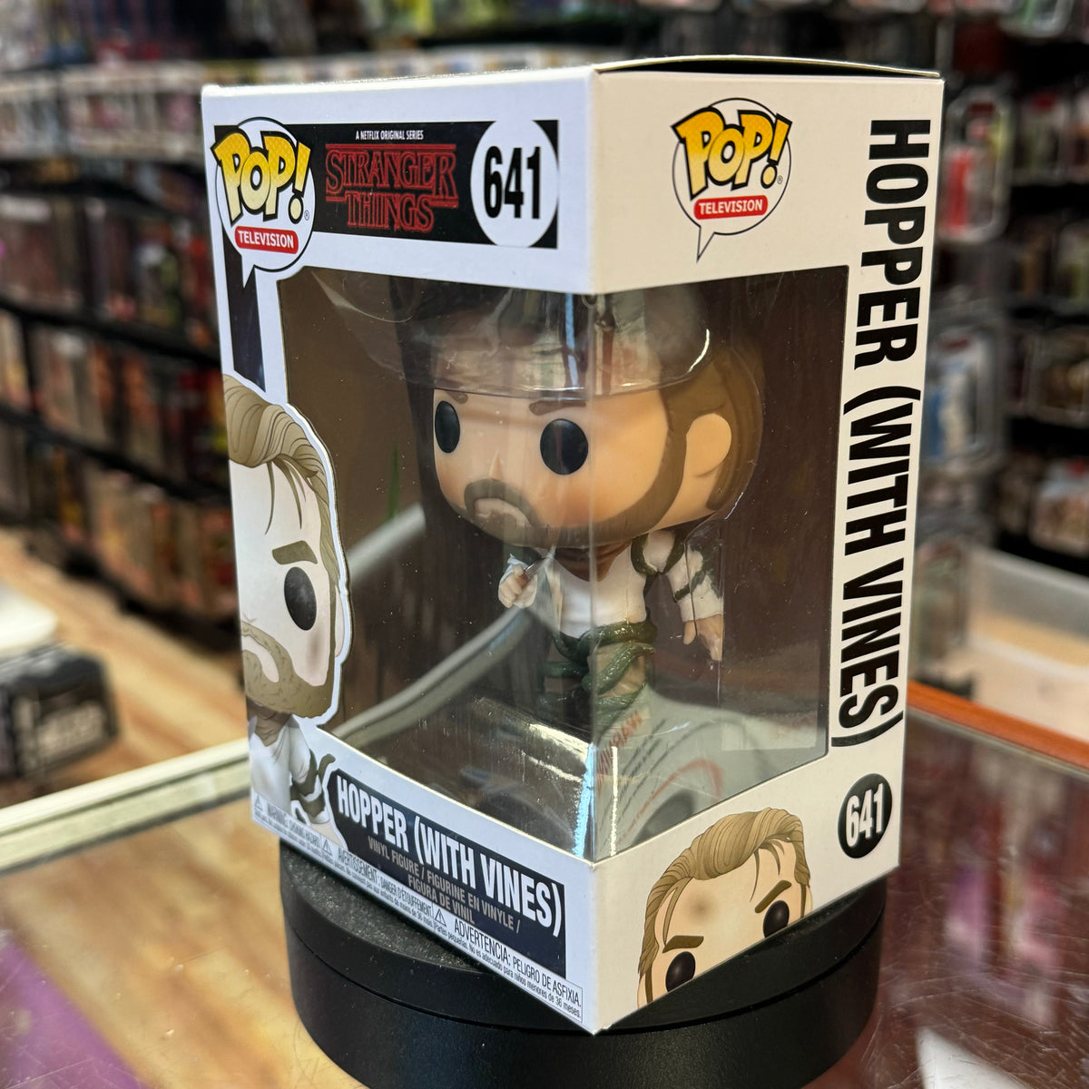 Hopper with Vines #641 (Funko Pop!, Stranger Things)| Bitz Buttons