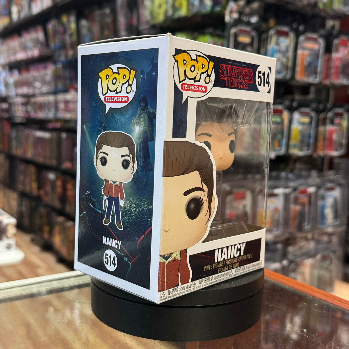 Funko Pop Stranger popular Things Nancy 514 with protector