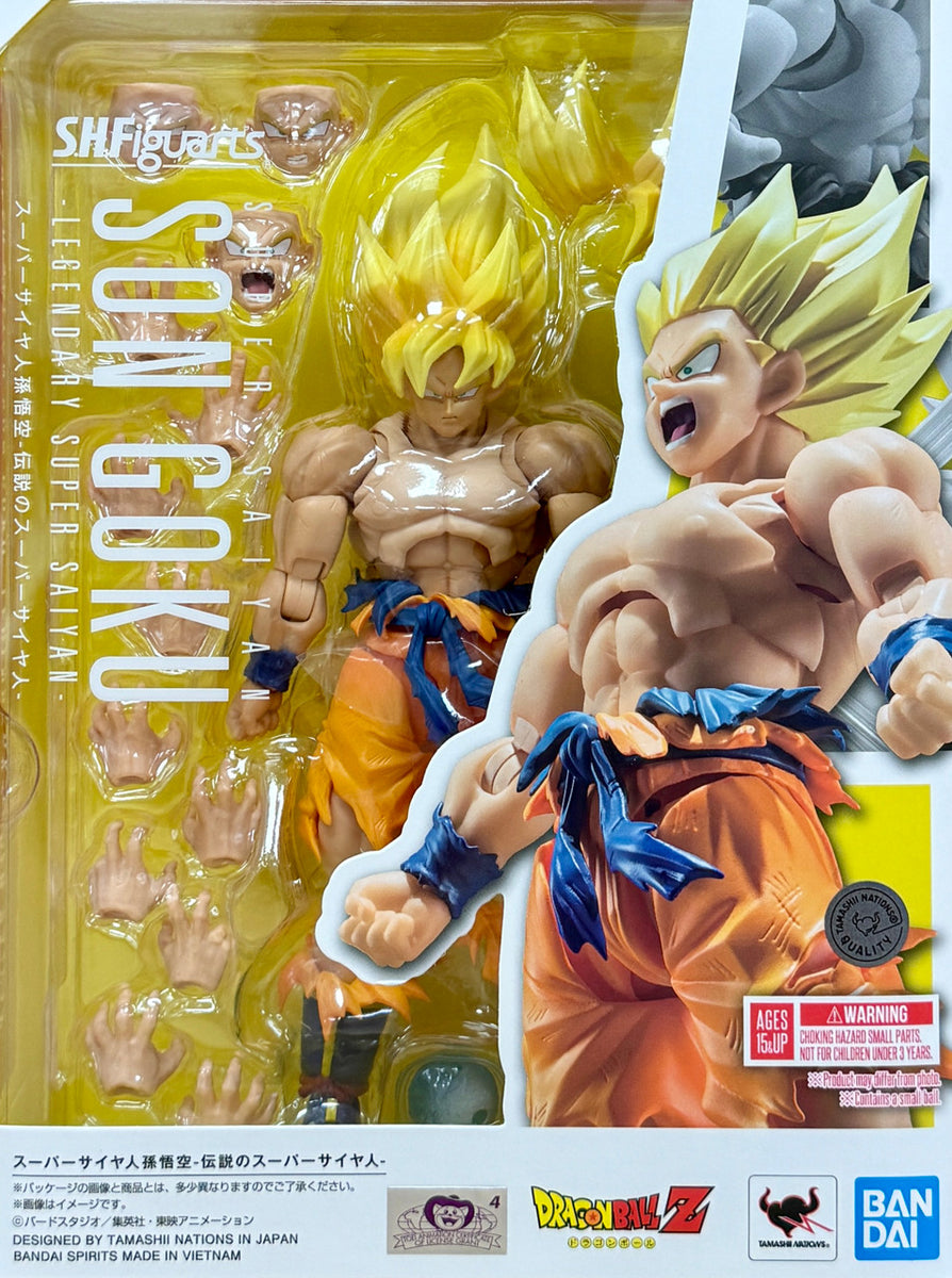 Bandai - Dragon Ball Super - Figura de acción de 11.8 in - Super Saiyan 2 Goku - Bola de dragón con licencia oficial - Figura grande chispeante de hijo y Bandai - Dragon Ball Super - Figura de acción de 11.8 in - Super Saiyan 2 Goku - Bola de dragón con licencia oficial - Figura grande chispeante de hijo y