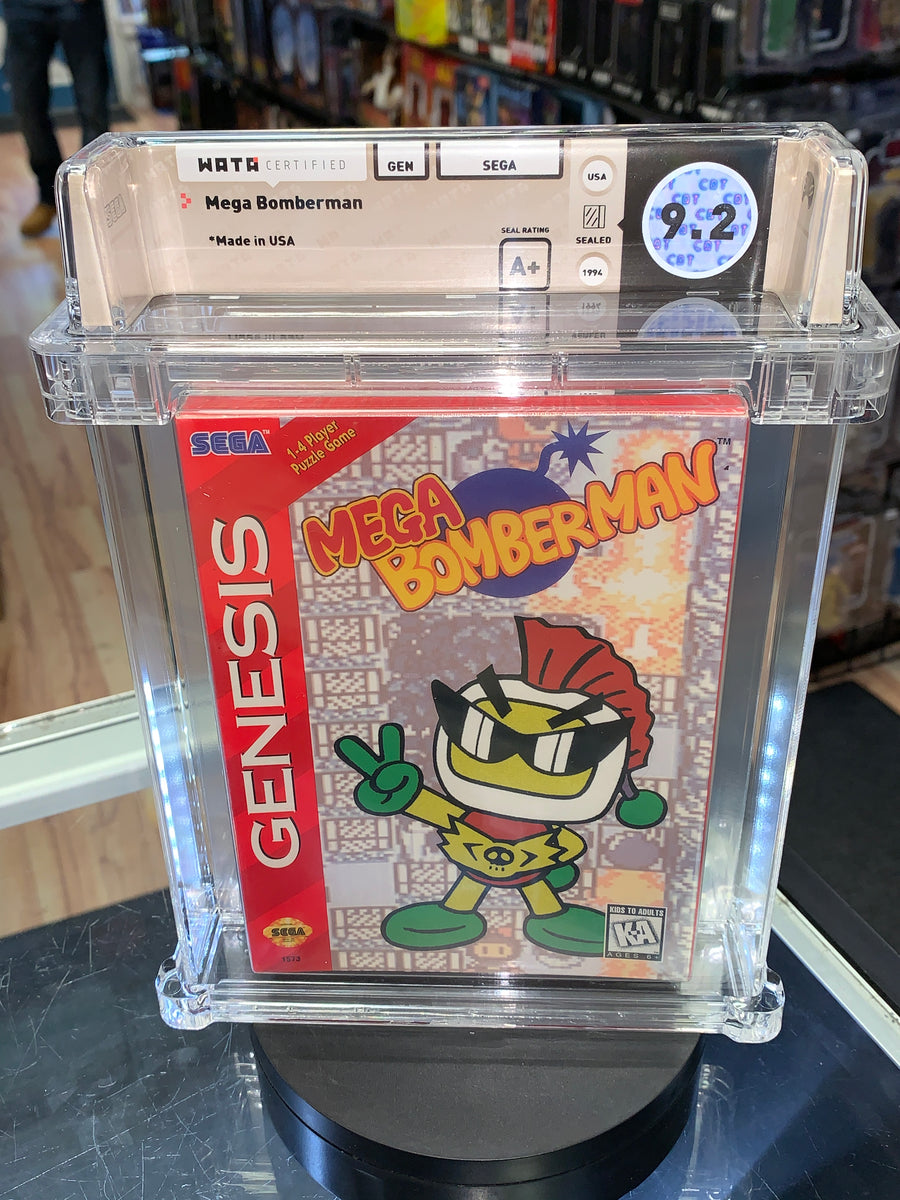 Super Bomberman 2 Nintendo SNES New Sealed V-Seam CGC Graded 9.0 A+ VGA Wata