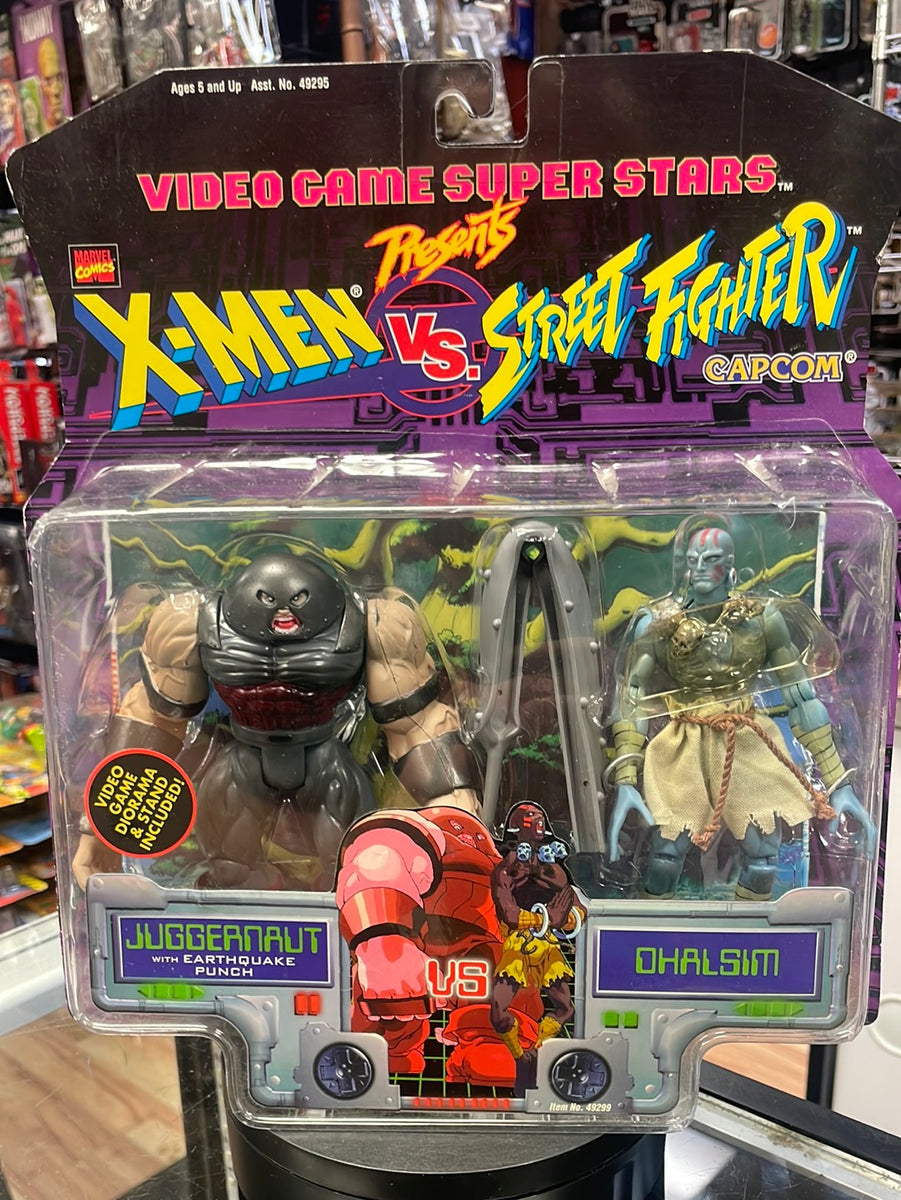 Juggernaut vs Dhalsim Variant (X-Men vs Street Fighter, Toybiz