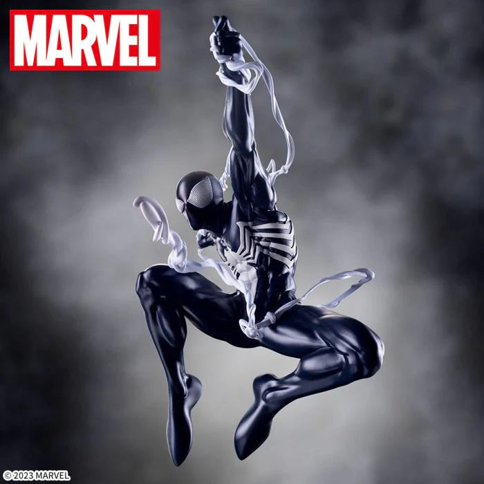 Black Costume Spider-Man Statue (Marvel Comics, Luminasta)| Bitz