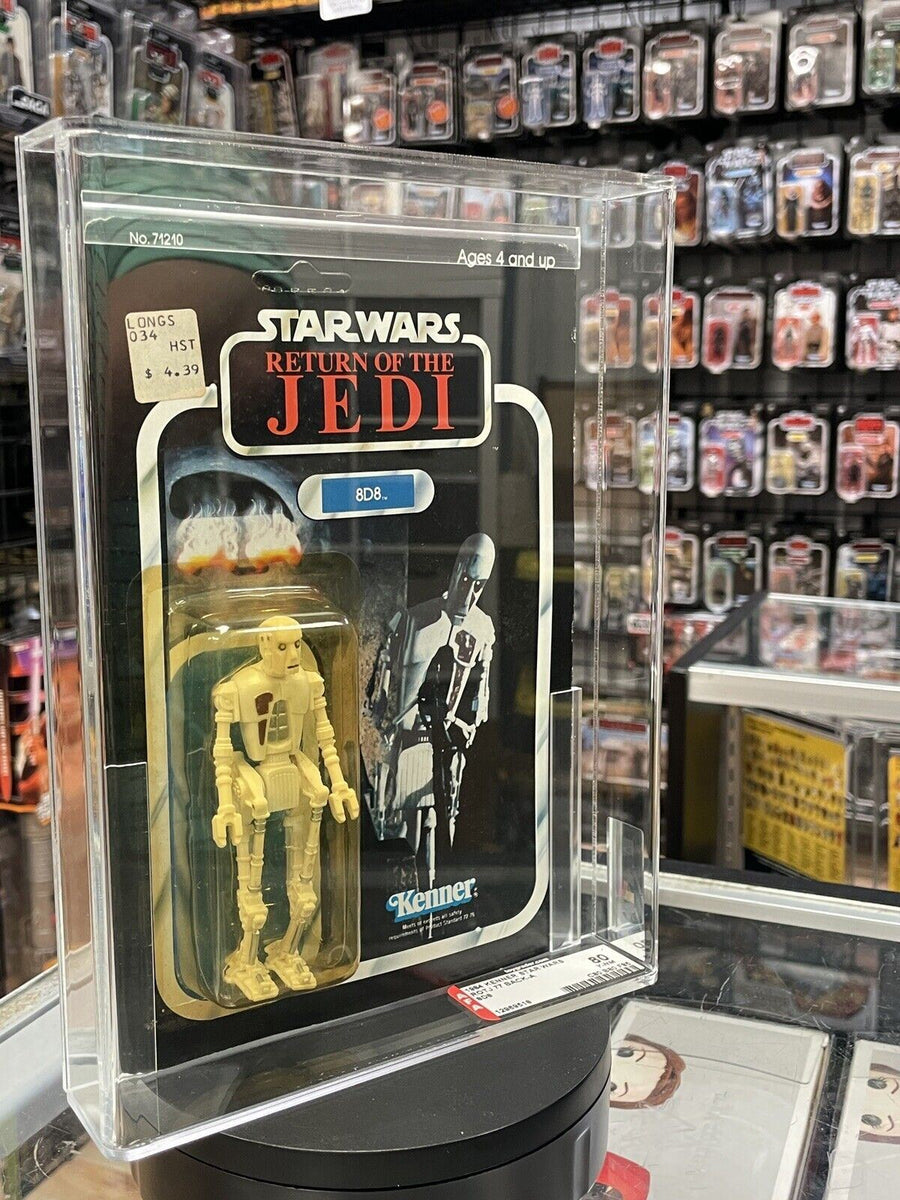 Vintage 8D8 77 Back A (Star Wars Kenner, ROTJ) AFA Graded 80 Y