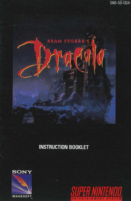 Dracula (Manual Only, SNES)