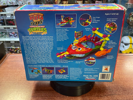 Pizza Skimmin’ Jetboat 1994 (Vintage TMNT Teenage Ninja Turtles, Playmates) **New OPEN BOX** - Bitz & Buttons
