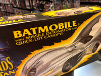 Batmobile with Missile Detonator & Canopy (Vintage Legends of Batman, Kenner) SEALED