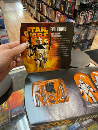 Evolutions Clone Trooper & Stormtrooper The Clone Wars (Star Wars, Kenner) **SEALED** - Bitz & Buttons