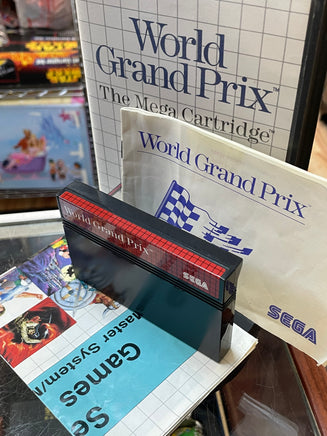 World Grand Prix (SEGA Master System SMS, Video Games) **COMPLETE** - Bitz & Buttons