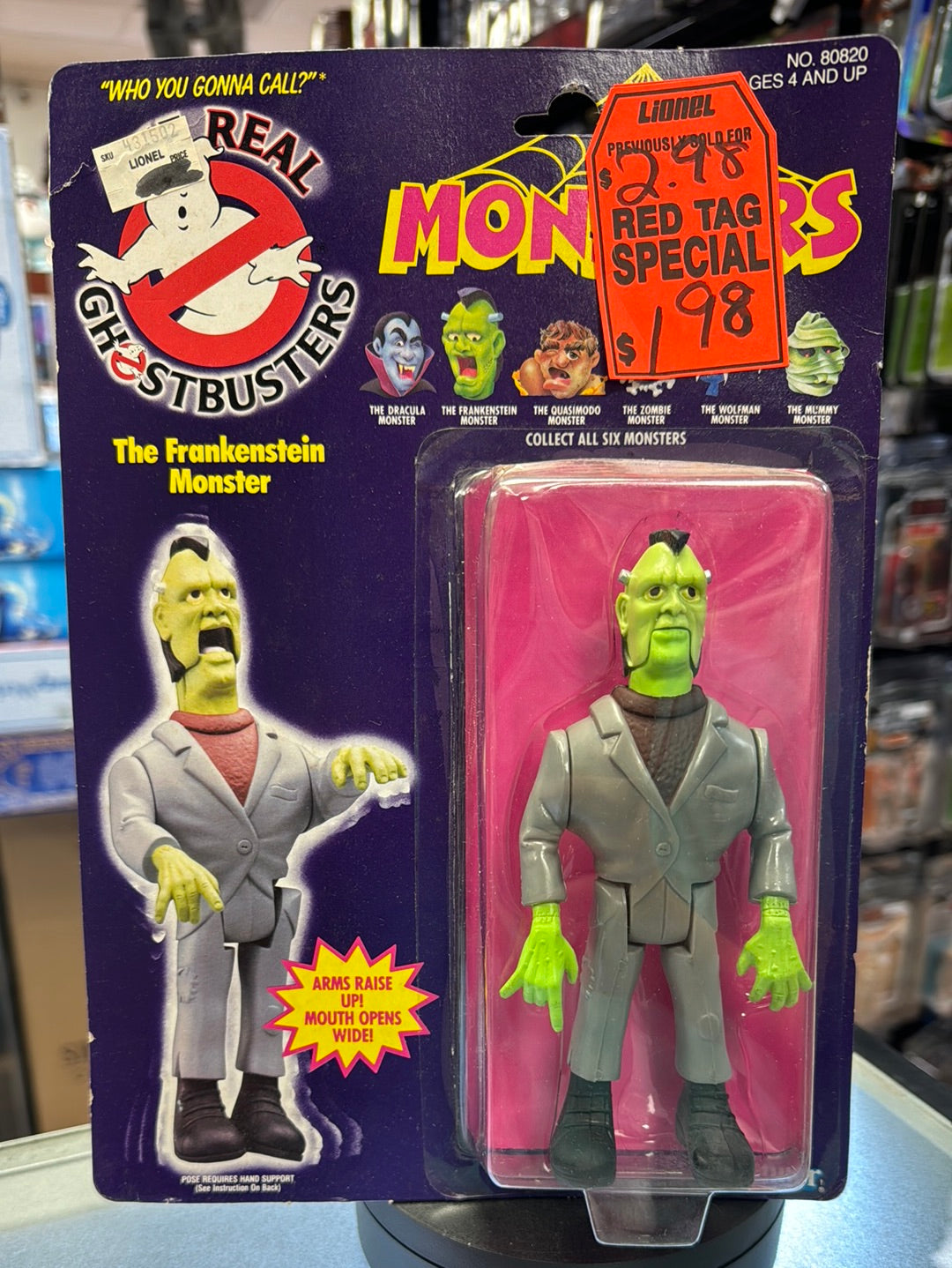 Frankenstein Monster 1690 (Vintage Ghostbusters, Kenner) SEALED Frankenstein Monster 1690 (Vintage Ghostbusters, Kenner) SEALED