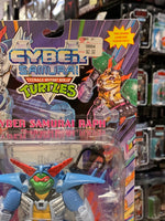 Cyber Samurai Raphael 0096 (Vintage TMNT Ninja Turtles, Playmates) Sealed