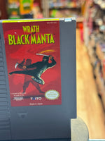 Wrath of the black Manta (Nintendo NES, Video Game) Tested Working