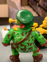 Green Beret Rapah 0820 (Vintage TMNT NInja Turtles, Playmates) COMPLETE