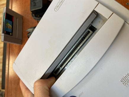 SNES JR Console with Super Mario World (SNES Super Nintendo, Vintage Video Games) **COMPLETE/TESTED** - Bitz & Buttons