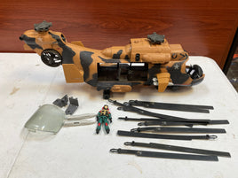 Tomahawk Helicopter with Lift Ticket -no mic- (Vintage GI Joe, Hasbro) COMPLETE