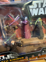 Jedi vs Darth Sidious  (Star Wars Battle Packs, Hasbro) **SEALED** - Bitz & Buttons