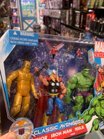 Classic Avengers Thor Ironman Hulk (Marvel Universe Comic Packs, Hasbro)