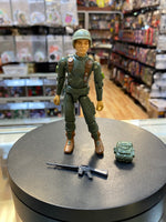 Infantry Trooper Grunt Straight v1 with File Card (Vintage GiJoe, Hasbro) **COMPLETE** - Bitz & Buttons