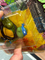Soft Head 10 Back Leonardo 0118 (Vintage TMNT Ninja Turtles, Playmates) Sealed