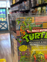 Muckman & Joe Eyeball 28 Back (Vintage TMNT Ninja Turtles, Playmates) **CAS Graded 85+**