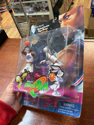 Michael Jordan & Bugs Bunny (Vintage Space Jam, Playmates) SEALED - Bitz & Buttons