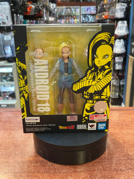 Android 18 Event Exclusive Ver. (Bandai SH Figuarts, Dragon Ball Z) SEALED - Bitz & Buttons