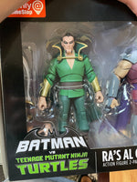 Ra's Ghul & Shredder (TMNT Ninja Turtles, DC Collectibles) **SEALED**