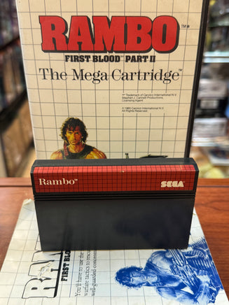 Rambo with Box & Manual (Vintage Sega Master System, Video Game) - Bitz & Buttons