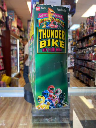 Thunder Bike with Yellow Ranger #2236 (Vintage MMPR Power Rangers, Bandai) NEW - Bitz & Buttons