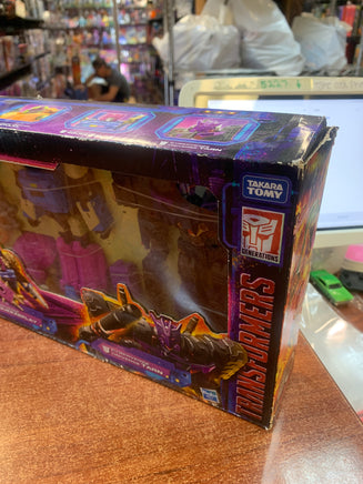 Cliffjumper VS Tarantulas, Squeezeplay, Tarn 4 Pack (Transformers Legacy United 40th Anniversary, Hasbro) NEW/OPEN BOX - Bitz & Buttons