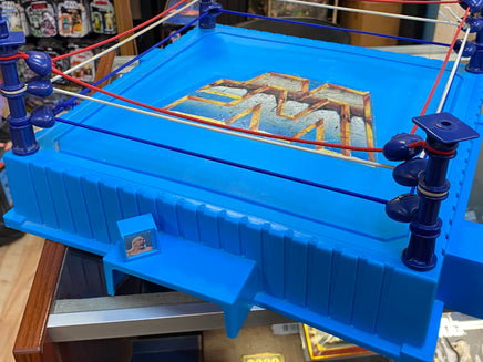 WWF Hasbro Ring with Flag (Vintage WWF WWE, Hasbro) - Bitz & Buttons