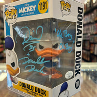 Donald Duck signed by Daniel Ross (Funko, Disney) *JSA* - Bitz & Buttons