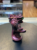 Purple Demon with Egg (Vintage Micro Alien Hunters,Trendmasters) COMPLETE - Bitz & Buttons