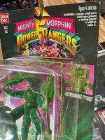 Darting Tongue Python Evil Space Alien (Vintage MMPR Power Rangers, Bandai) SEALED - Bitz & Buttons