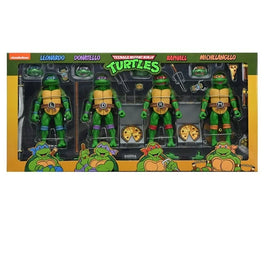 Cartoon Series 4 Pack Walmart Exclusive (NECA, TMNT Ninja Turtles) **Sealed**