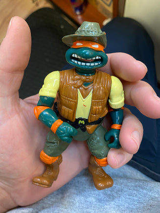 Safari Michelangelo (Vintage TMNT Ninja Turtles, Playmates) - Bitz & Buttons